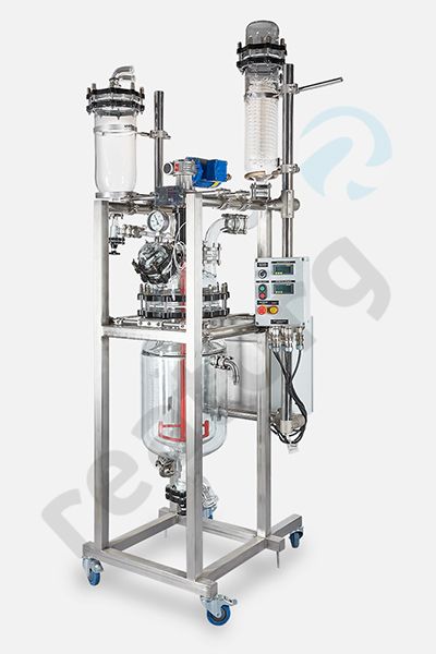 Reactor system Reatorg Technologies™ based on a glass jacketed reactor 30L