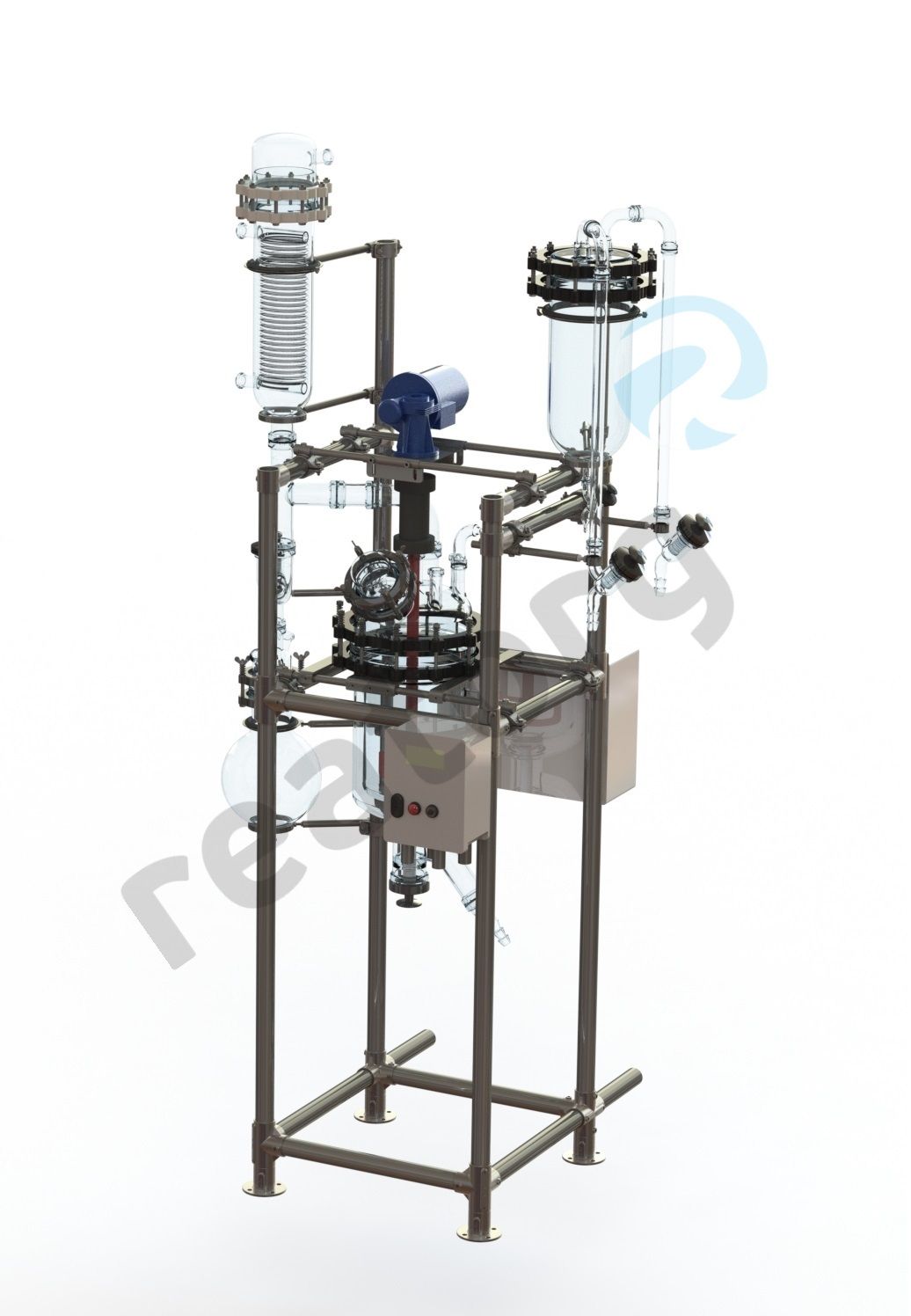 Reactor system Reatorg Technologies™ based on a glass jacketed reactor 15L