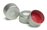 Крышки обжимные с септой Crimp cap 11mm,  Septa PTFE/S 100/PK,  5182-0552,  Agilent