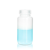 Бутылка, 250 мл, PP, для реагентов, широкое горло, прозрачная, нестерил, 200/уп, PK00462