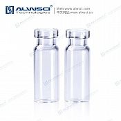 Виалы 2mL Clear Glass Flat Base 11mm Crimp Vial Wide Opening. 100pcs/pk, C0000014 ALWSCI 