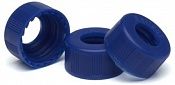 Крышки винтовые с отверстием без септы Blue color screw caps  100/PK, 5182-0728 Agilent