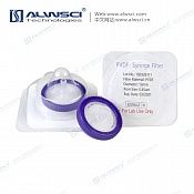 Sterile 25mm PVDF Hydrophobic Syringe Filter 0.45um with Outer Ring.50pcs/pk.