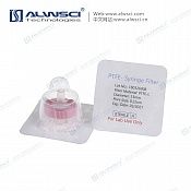 Sterile 13mm PTFE Hydrophilic Syringe Filter 0.22um with Outer Ring.100pcs/pk.