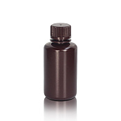 Бутылка, 60 мл, PP, для реагентов, узкое горло, янтарная, нестерил, 500/уп, PK00469