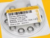 Уплотнительное кольцо Liner O-ring FKM 6.3/6.5mmOD 10pk V-B, 8004-0201 Agilent