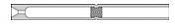 Лайнер без деления потока Liner UI splitless gooseneck 4mm 5pk V-B, 8004-0165 Agilent