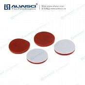 Септы 9-425 White PTFE/Red Silicone Septa 1mm Thick. 100pcs/pk, C0000329 ALWSCI