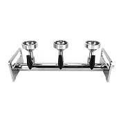 Манифольд нерж. сталь на 3 места, WIGGENS BioVac330, 167103-23