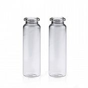Виалы с коротким горлышком 20mL Clear Glass 22.5x75mm. 20mm Beveled Edge. Rounded-Flat Bottom. Crimp Headspace Vial. 100pcs/pk, ALWSCI