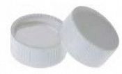 22-400 White Closed Top PP Cap. 100/pk.