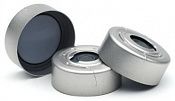 Крышки обжимные алюм. с септой, Hdspc Al sfty crmpcp,PTFEbtyl, 20mm,100PK, 5183-4480 Agilent