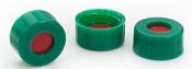 Крышка винтовая с септой, Caps, screw type, green,  100/PK, 5182-0724, Agilent