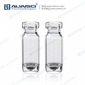Виалы 1,5mL Crimp High Recovery Vial Clear Glass Flat Base Wide Opening. 100pcs/pk, C0001306 AWLSCI