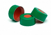 Крышки обжимные алюминиевые с септой Green crimp cap 11mm,  FEP/R septa 100/PK,  5181-1216 Agilent
