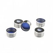 Крышки винт алюм S18mm PTFE/White silicone Septa 1.5mm 100pcs/pk, C0000208 ALWSCI