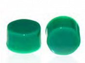 13-425 Green Closed Top PP Cap. 100pcs/pk.