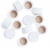 Крышки винтовые без отверстия 100шт/уп 15-425 White Closed Top Cap, PTFE/Si, 5183-4302 Agilent