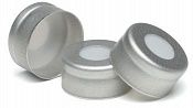 Крышки обжимные алюм. с септами PTFE disc in aluminum crimp seal,100pk, 5182-0871, Agilent