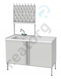 Мойка лабораторная химическая Simple pro ЛК-1200 СМС-ПВ