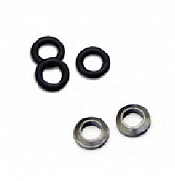 Кольцо уплотнительное Liner O-ring graphite 6.3mmOD 10pk V-B, 8004-0203, Agilent