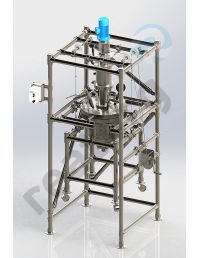 Промышленный автоклав объемом 10л Reatorg Technologies из титана ВТ1-0 с рубашкой